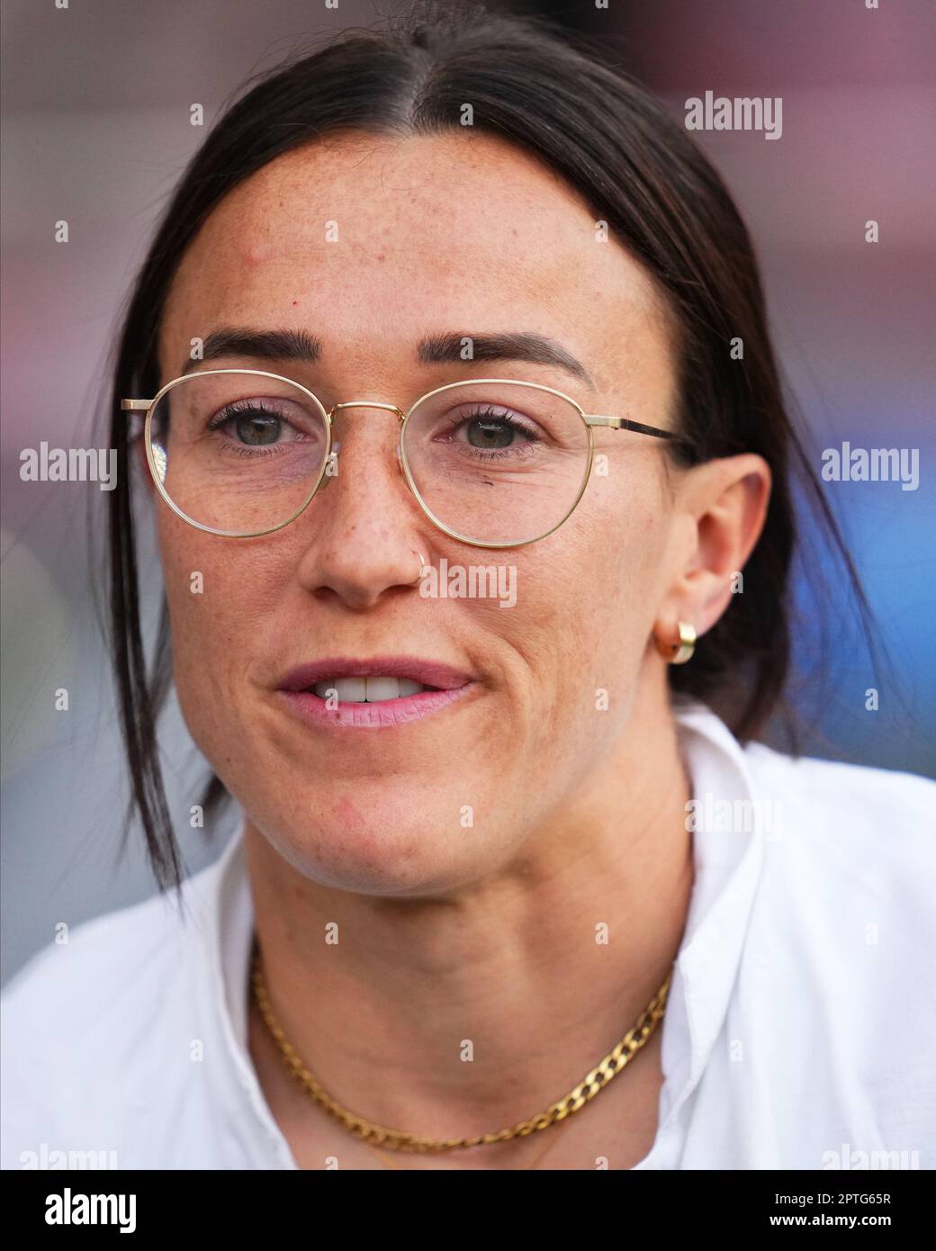 Keira Walsh of FC Barcelona during the UEFA Womens Champions League match, Semi-Finals, 2nd leg between FC Barcelona v Chelsea FC played at Spotify Camp Nou Stadium on April 27, 2023 in Barcelona, Spain. (Photo by Colas Buera / PRESSIN) Stock Photo