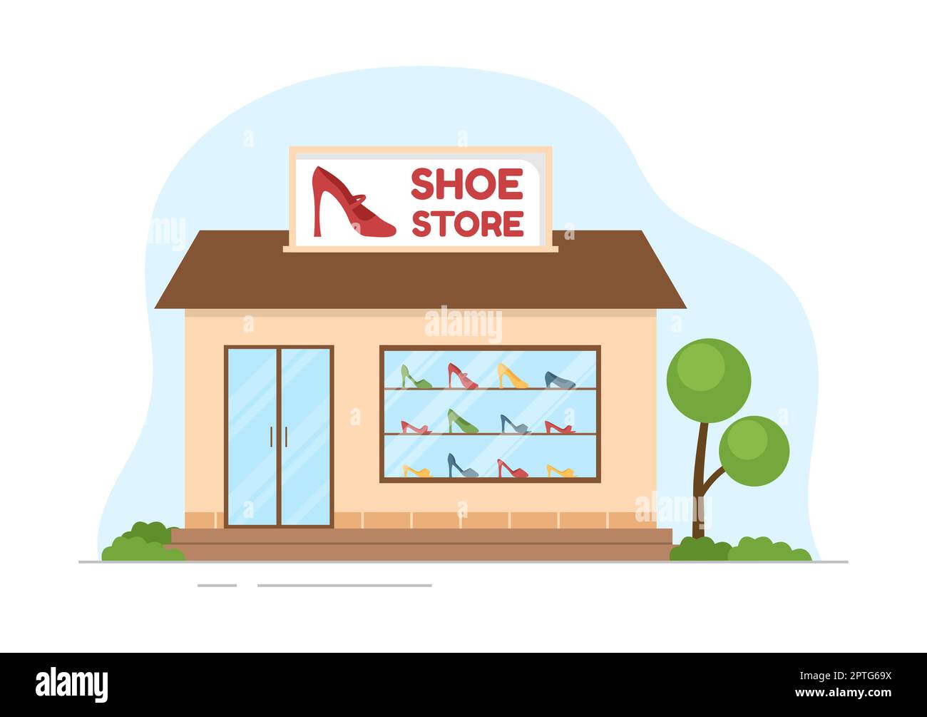 Shoe Store with New Collection Men or Women Various Models or Colors of