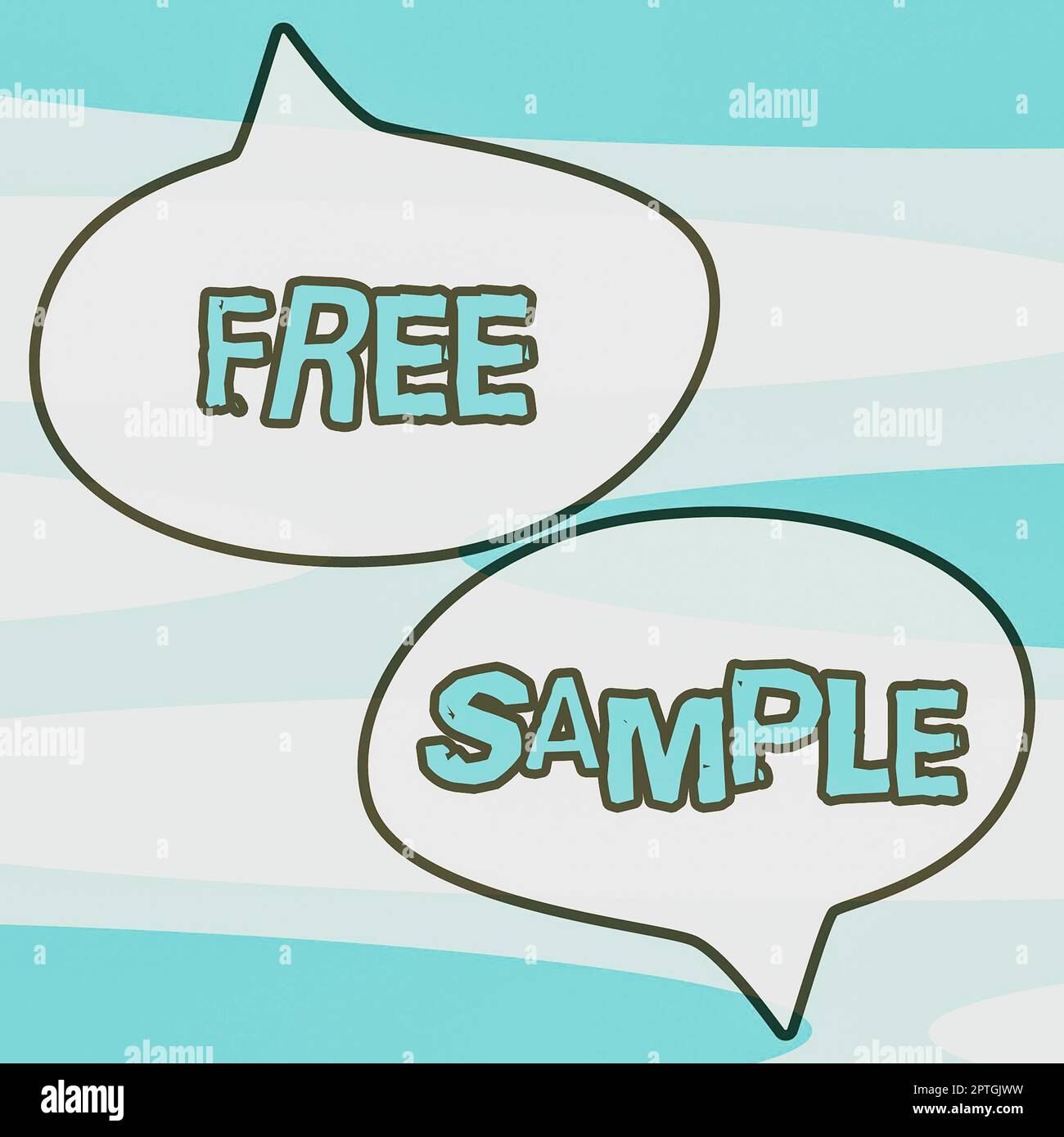 Conceptual caption Free Sample, Concept portion of products