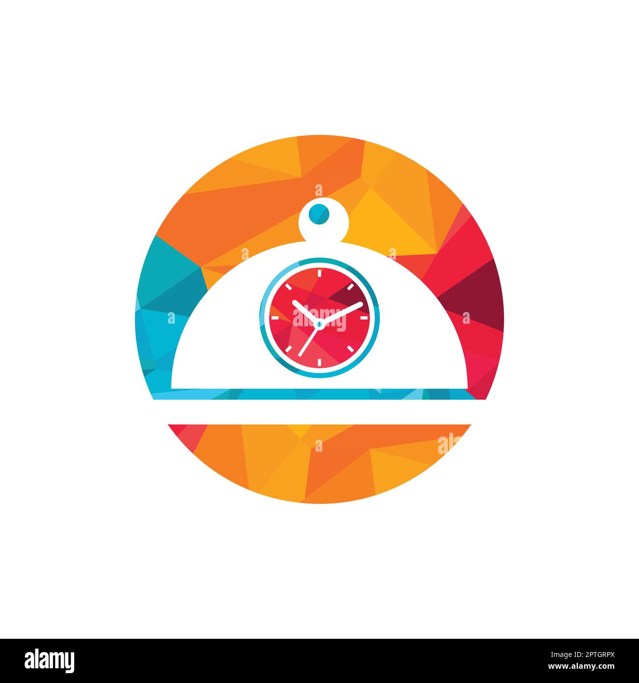 Halal Logo Illustration, city courier city delivery timer, food, watch ...
