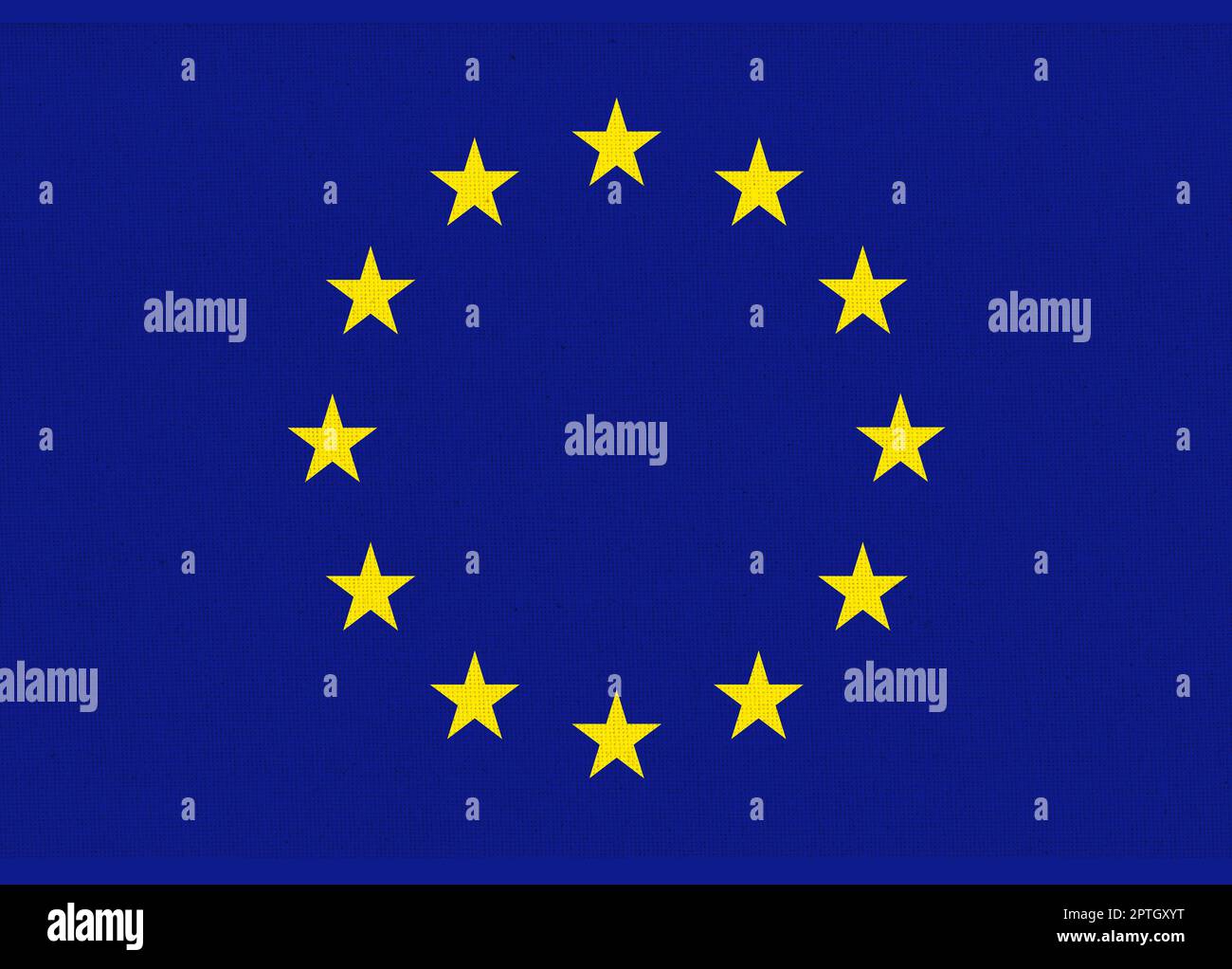 European union flag. EU flag. Yellow stars on blue background of ...
