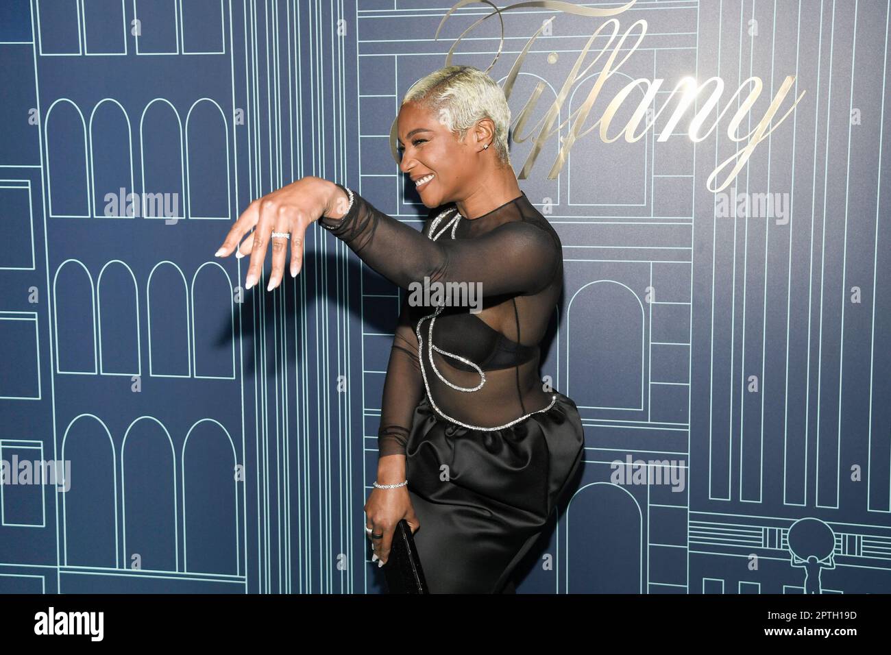 Tiffany Haddish attends the Tiffany & Co. Fifth Avenue flagship store