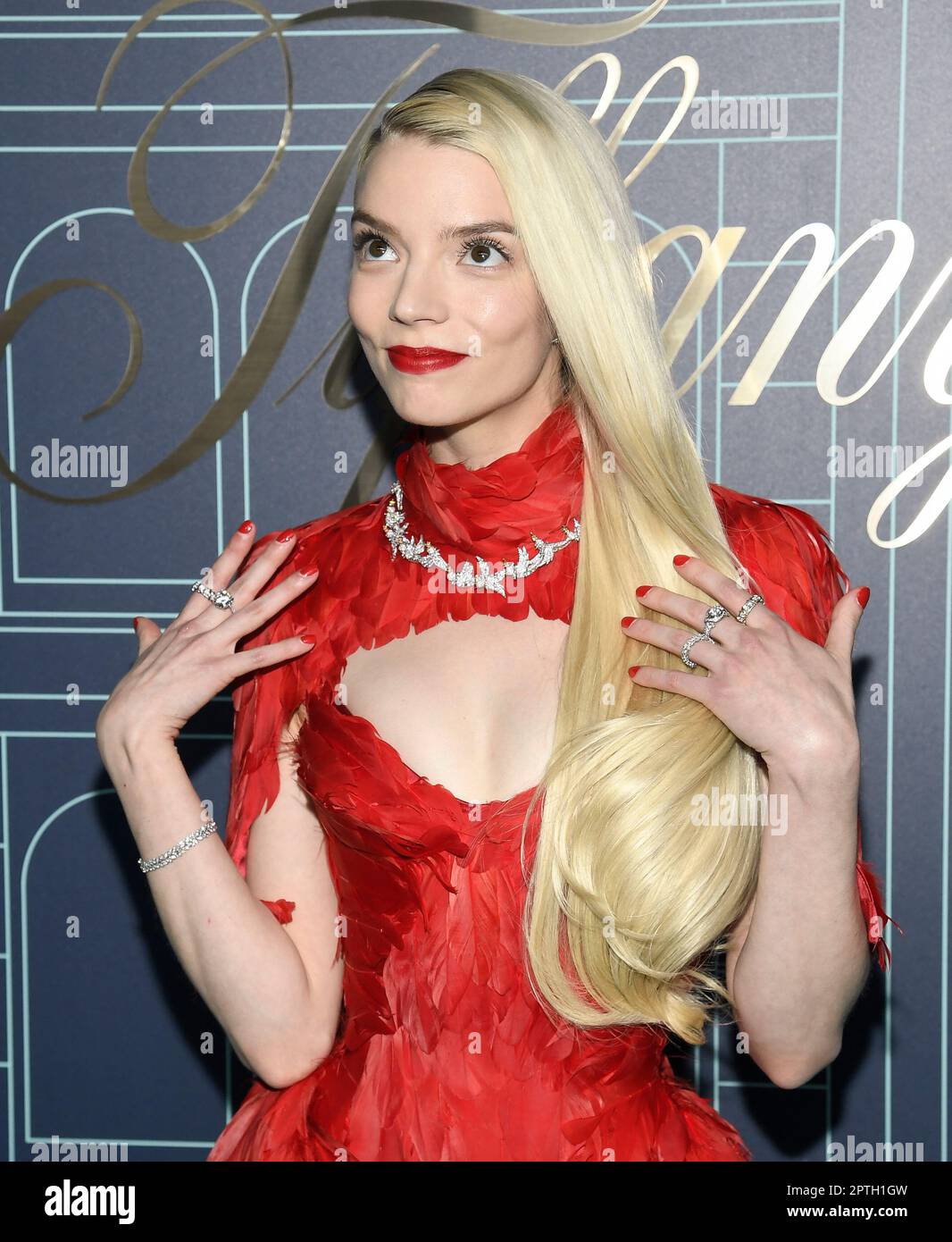 Anya Taylor-Joy attends the Tiffany & Co. Fifth Avenue flagship store grand  re-opening event on Thursday, April 27, 2023, in New York. (Photo by Evan  Agostini/Invision/AP Stock Photo - Alamy