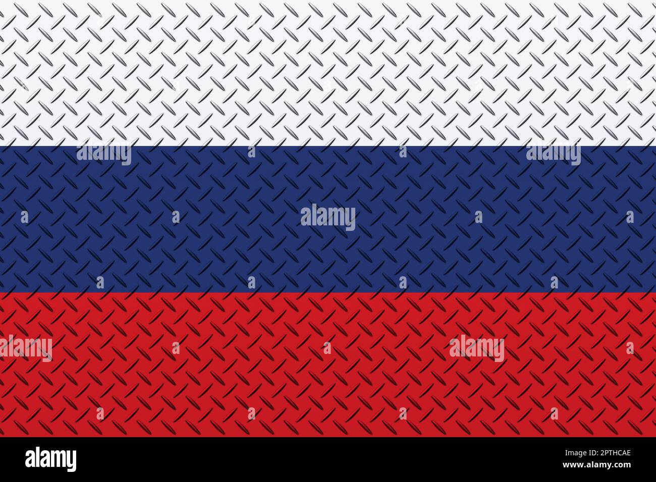 3D Flag of Russia on a metal wall background Stock Photo - Alamy