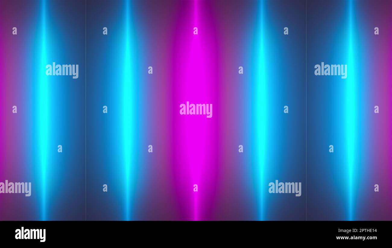 Vertical neon lines. Computer generated 3d render Stock Photo