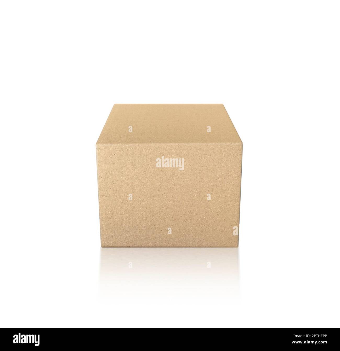 carton box isolated on white background Stock Photo - Alamy