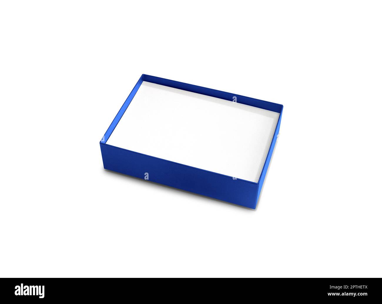 Open Empty Cardboard Box Isolated on White Background Stock Photo - Alamy