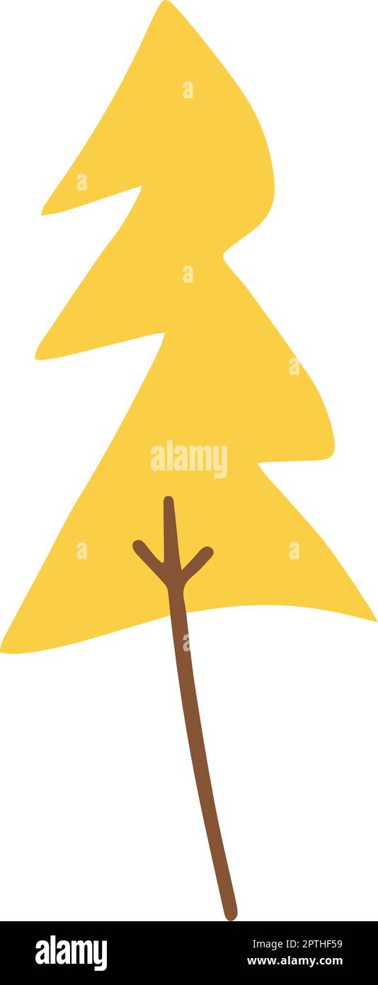 Tree icon vector abstract shape for nature, ecology and environment in ...