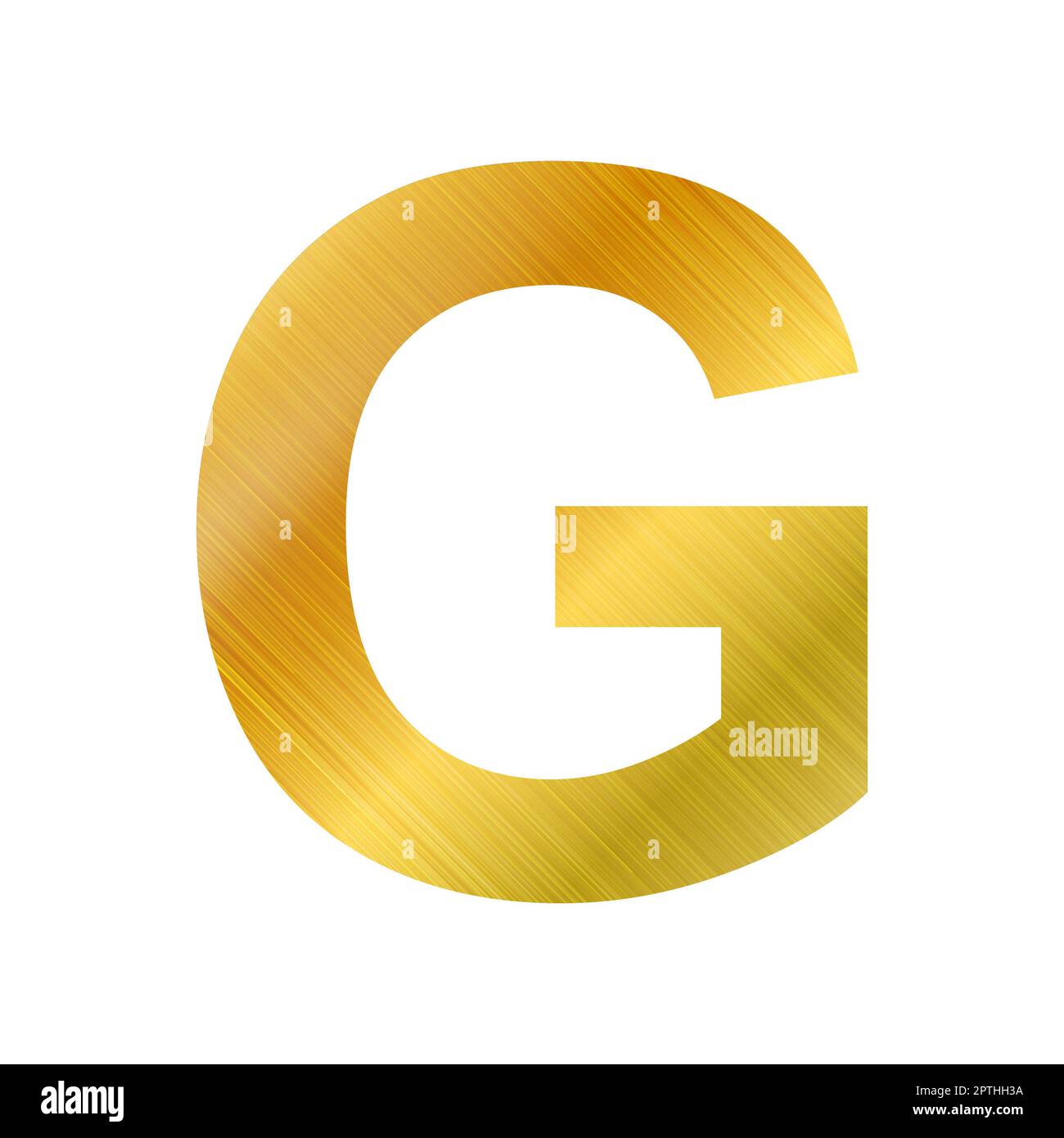 English alphabet, gold texture letter G on white background - Vector ...