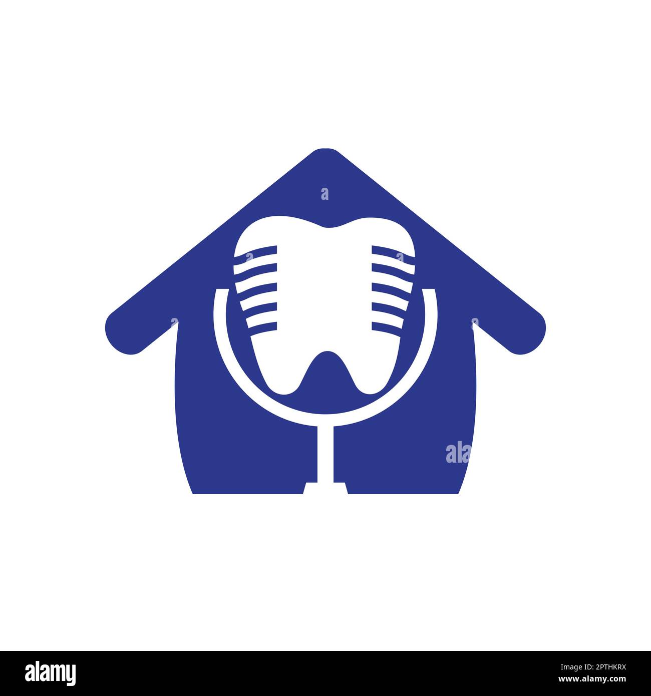 Dental podcast vector logo design template. Stock Vector