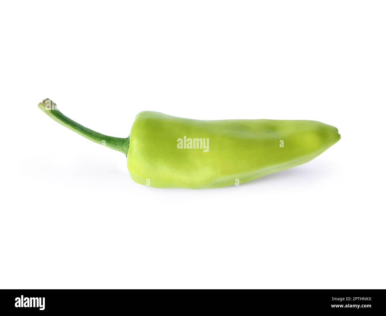 green chili pepper isolated on a white background Stock Photo - Alamy