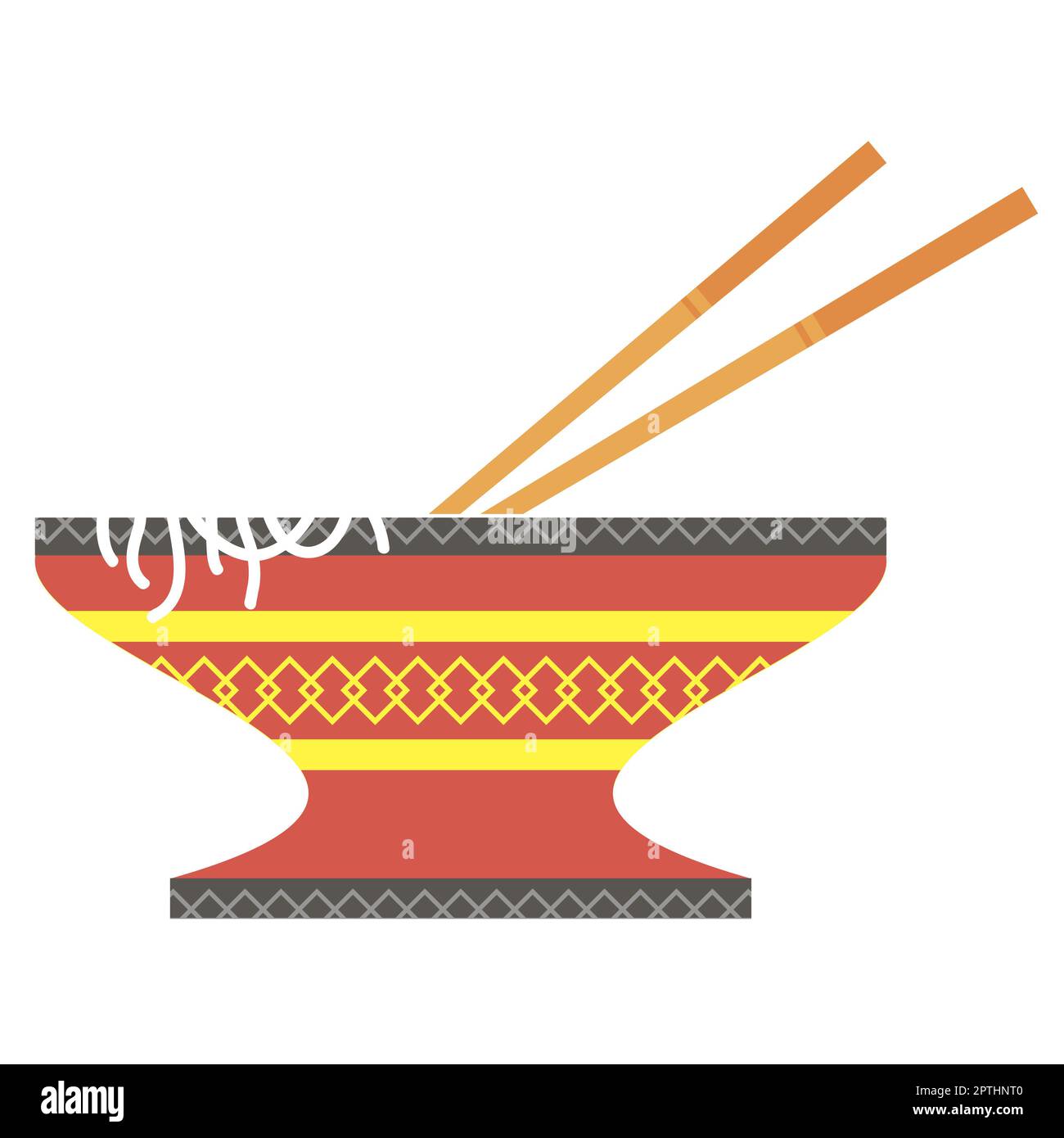 Chinese food logo Isolated on White Background Stock Photo - Alamy