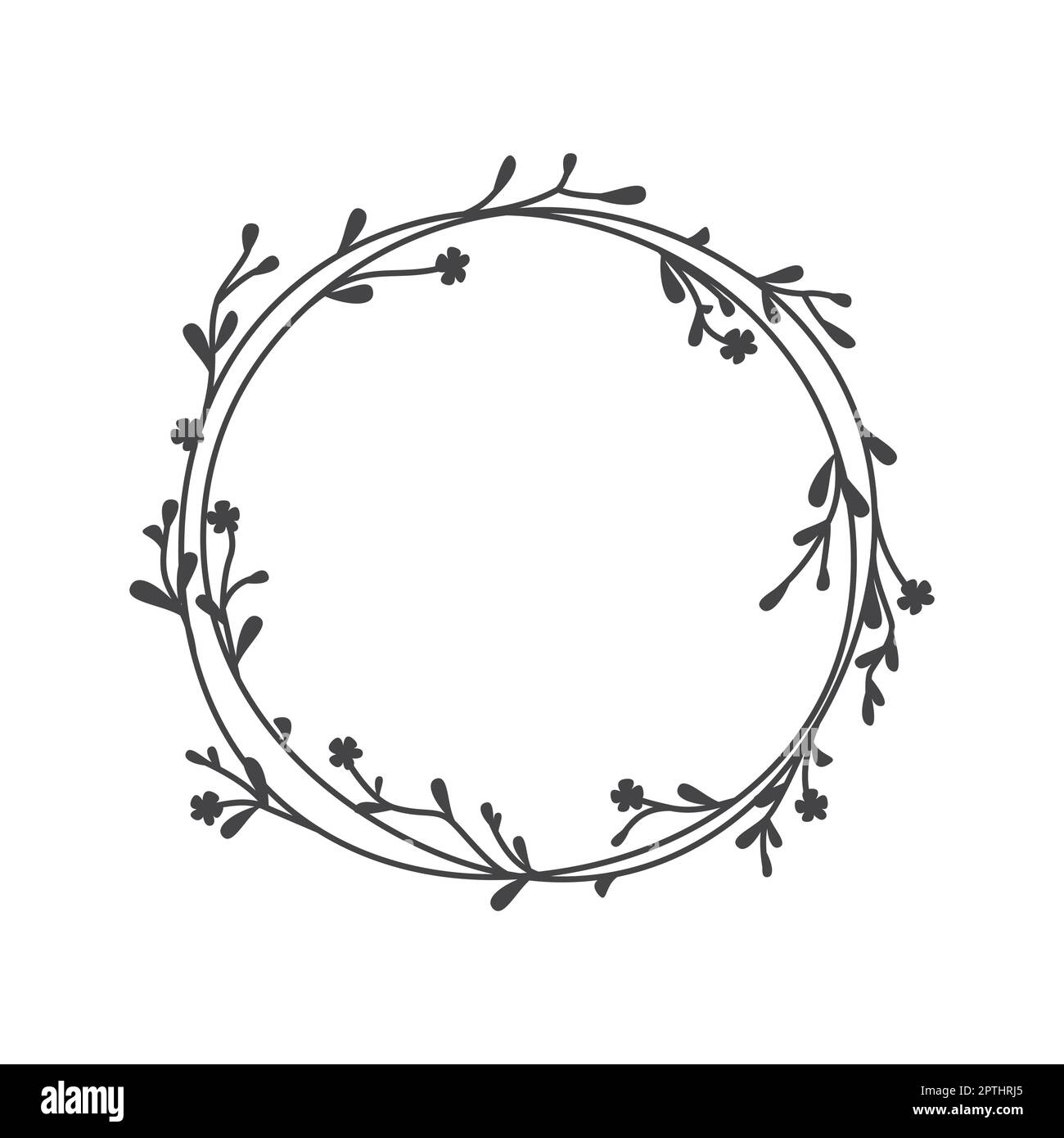 Leaf floral wreath set Stock Vector Image & Art - Alamy