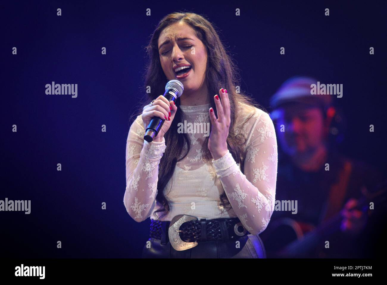 Huntsville, United States. 25th Apr, 2023. Sara Helberg performs at