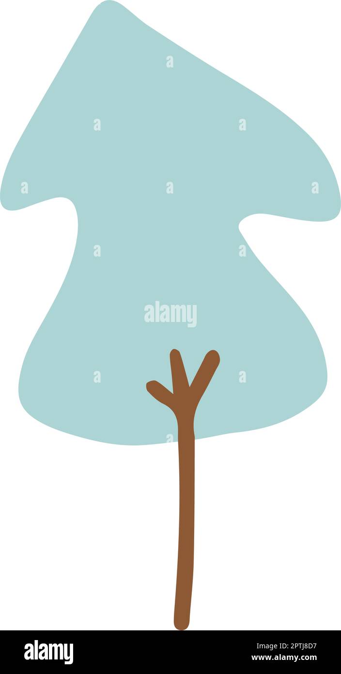 Tree icon vector abstract shape for nature, ecology and environment in ...