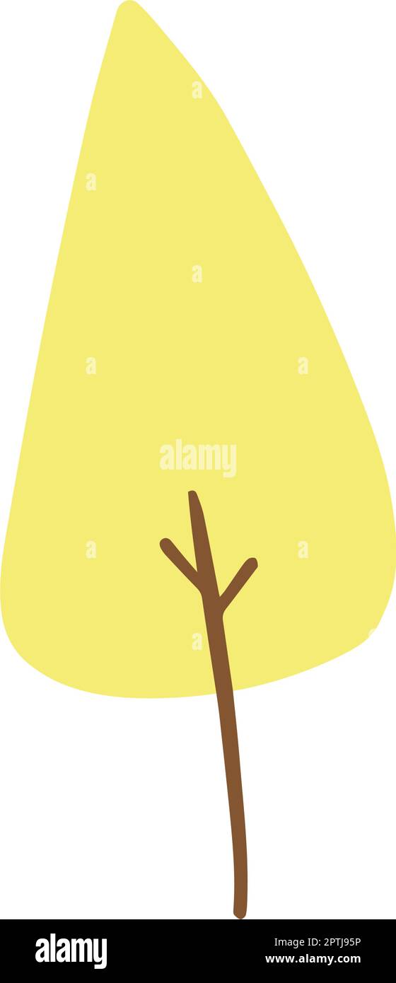Tree icon vector abstract shape for nature, ecology and environment in ...