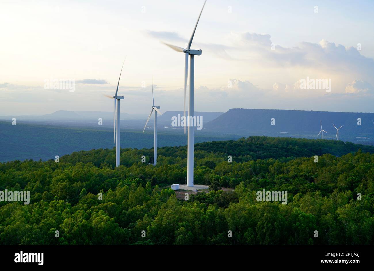 Wind energy. Wind power. Sustainable, renewable energy. Wind turbines