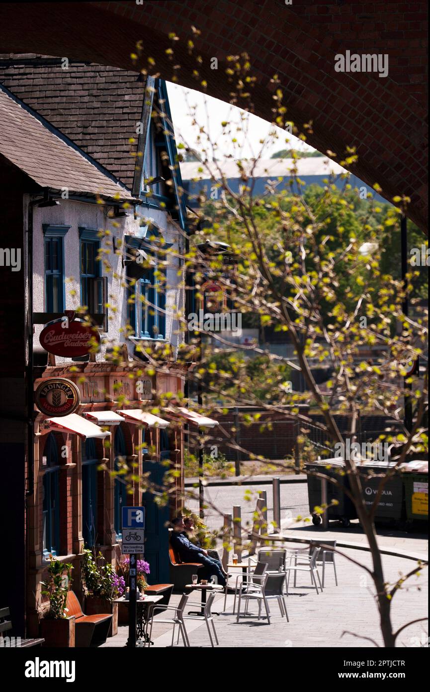 The Tyne Bar, Ouseburn, Tyne and Wear Stock Photo