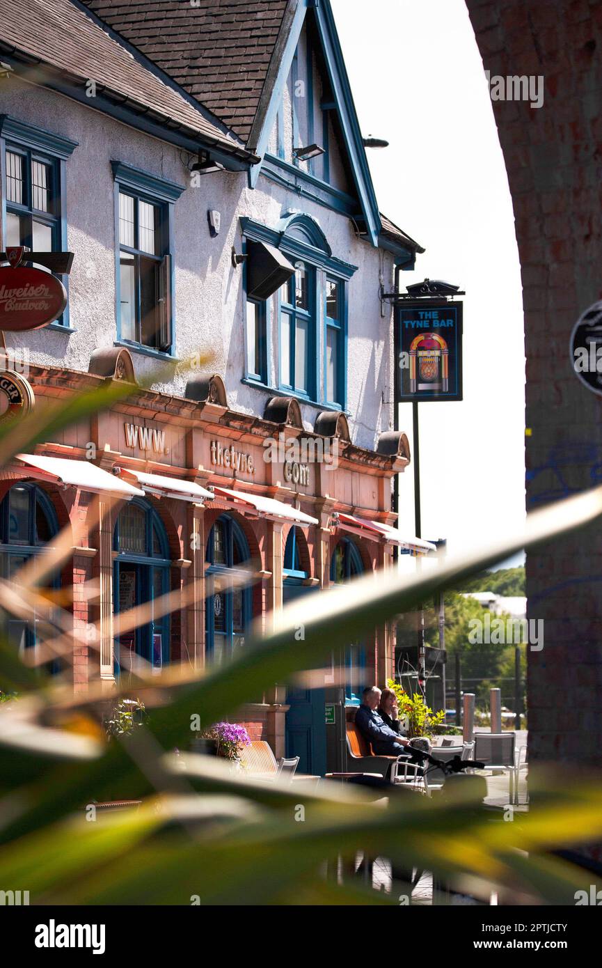 The Tyne Bar, Ouseburn, Tyne and Wear Stock Photo