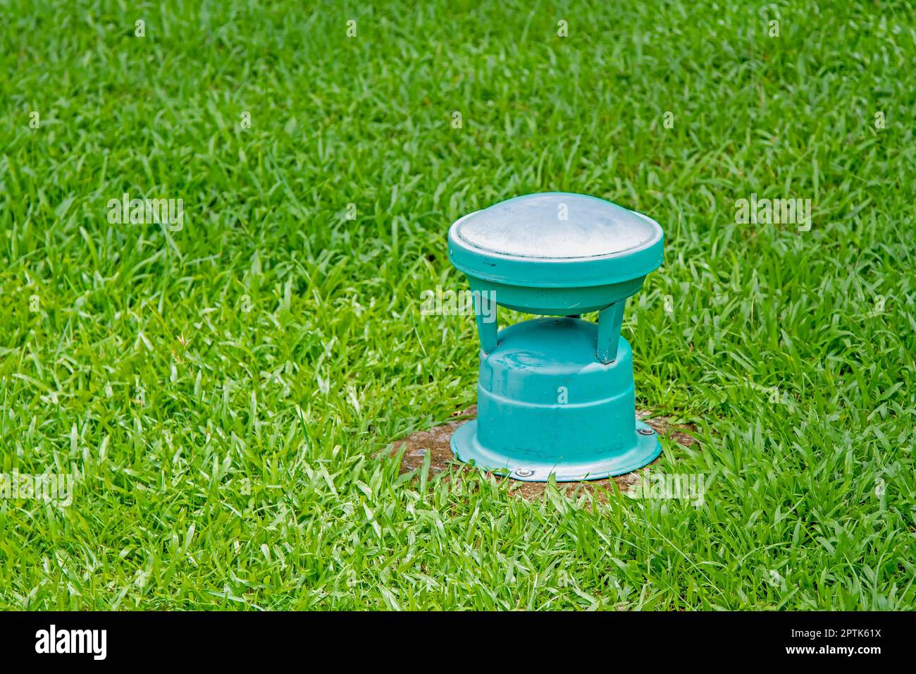 Lawn irrigation system or water sprinkler Stock Photo - Alamy