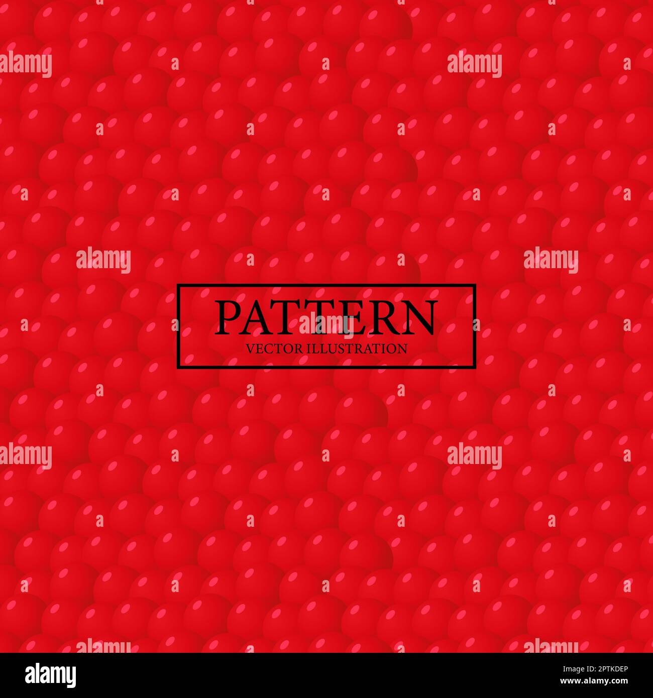 Pattern background red fish salmon caviar - Vector illustration Stock ...