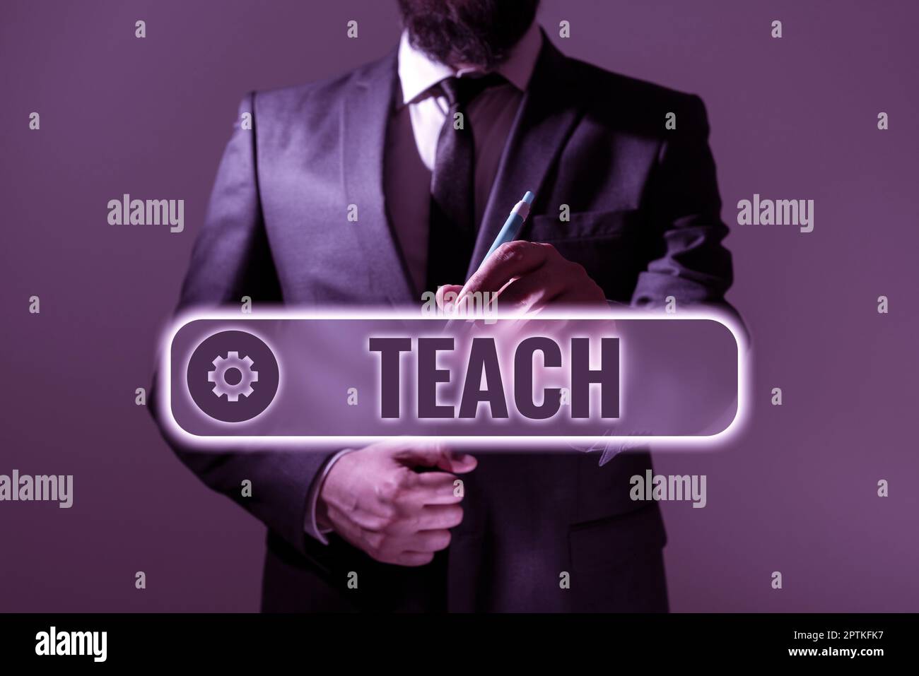 Conceptual caption Teach, Word Written on impart knowledge or instruct