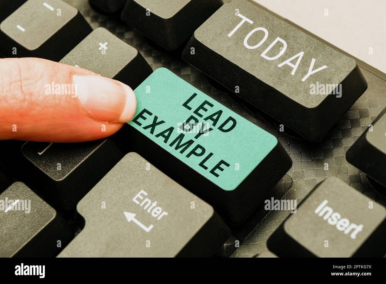 Handwriting text Lead By Example, Word Written on Be a mentor leader ...