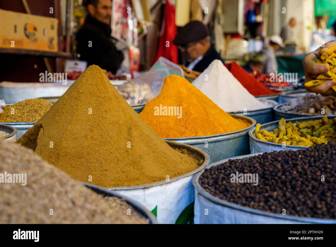 typical moroccan spices, Fez, morocco, africa Stock Photo Alamy