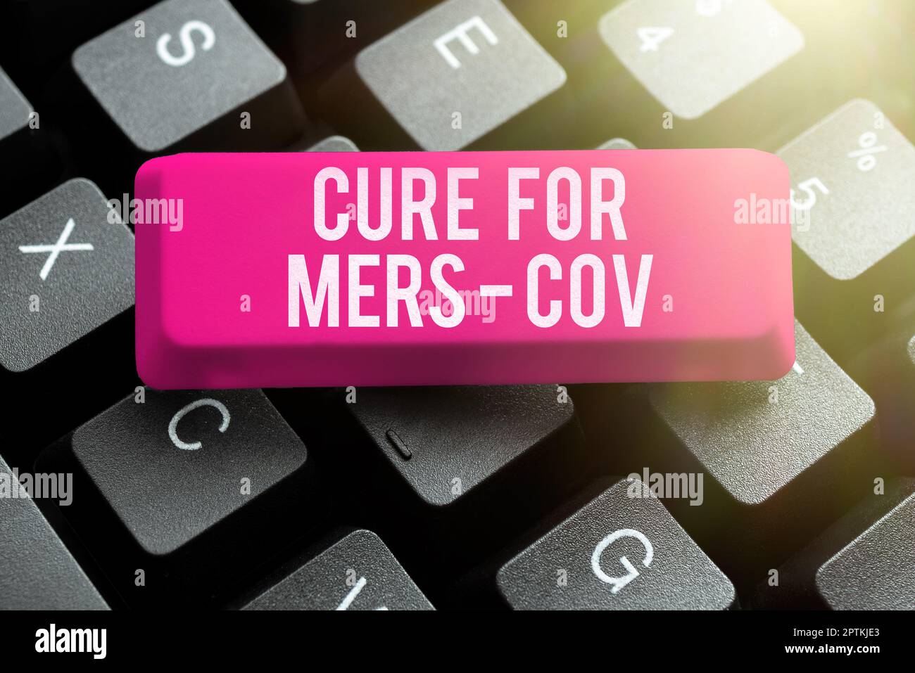 Hand writing sign Cure For Mers Cov, Word for individuals receive medical attention to relieve illness Stock Photo