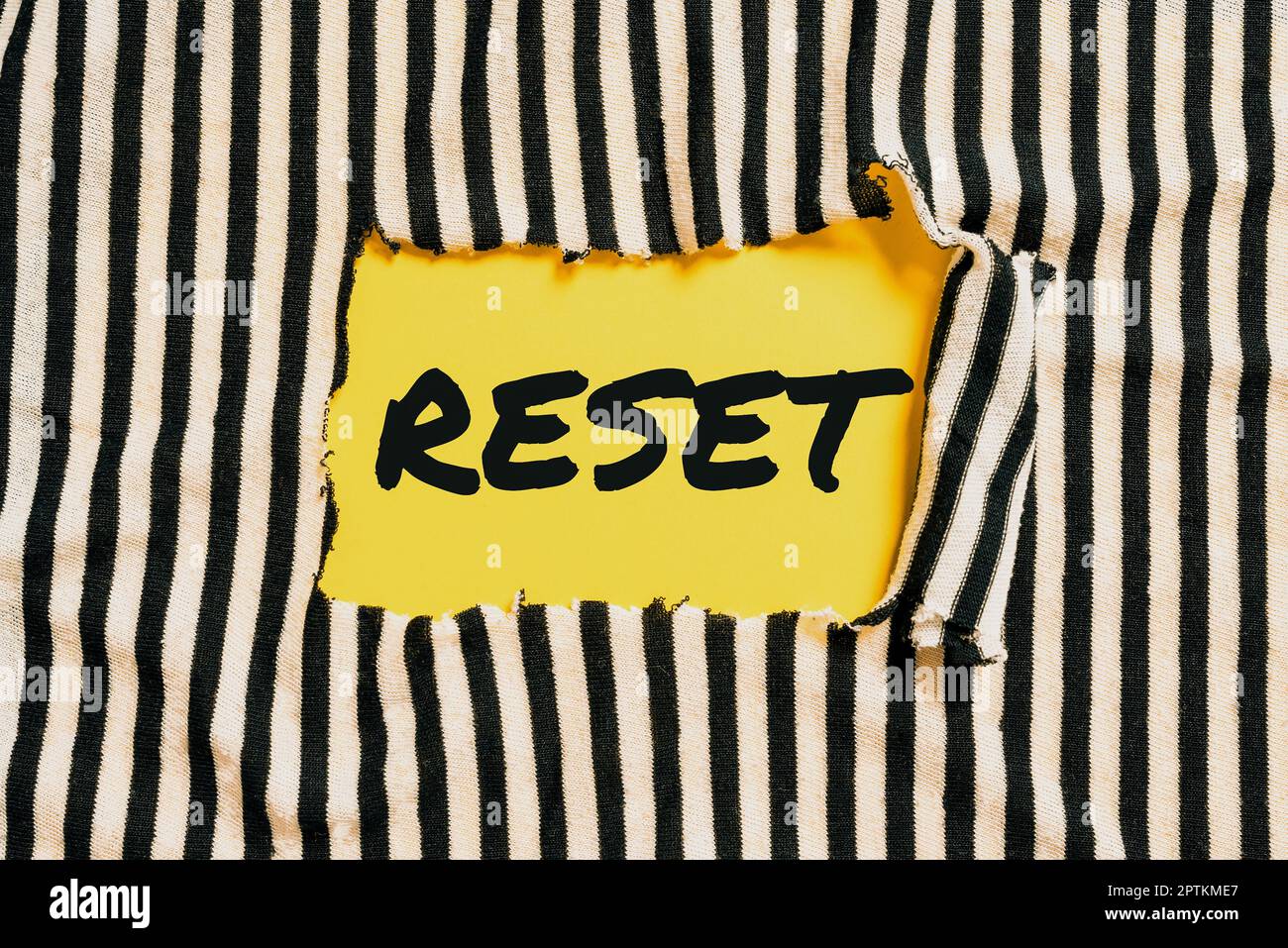 Device Return Process Sign displaying Reset, Business concept cause device return to its ...