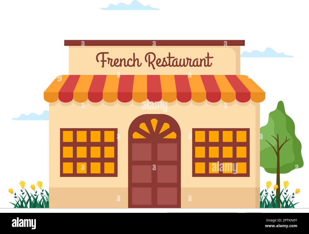 French Cuisine Restaurant with Various Traditional or National Food