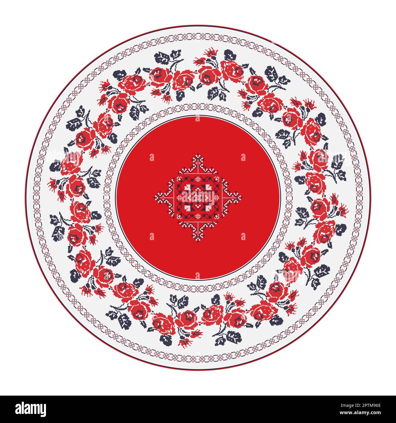 Ukrainian embroidery design element 13 Stock Vector Image & Art Alamy