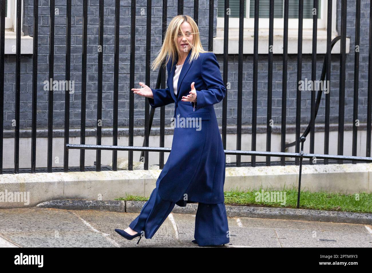 London, United Kingdom 27/04/2023 Italian Prime Minister