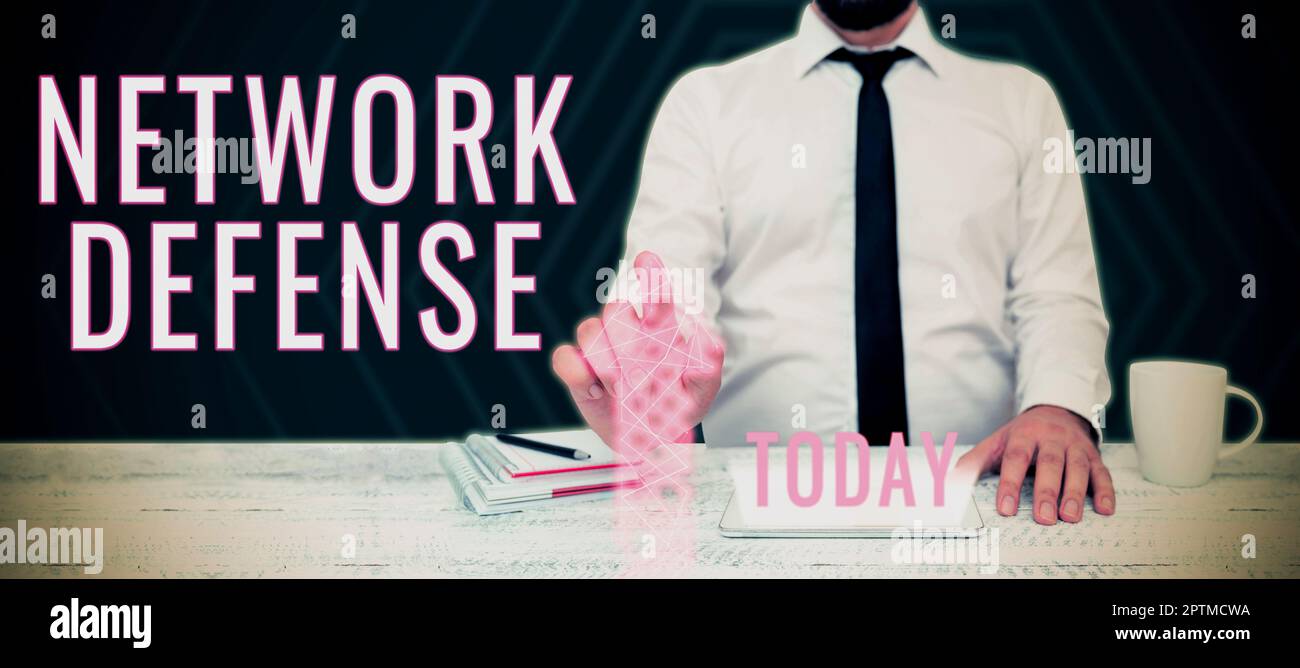 Conceptual caption Network Defense, Internet Concept easures to protect ...