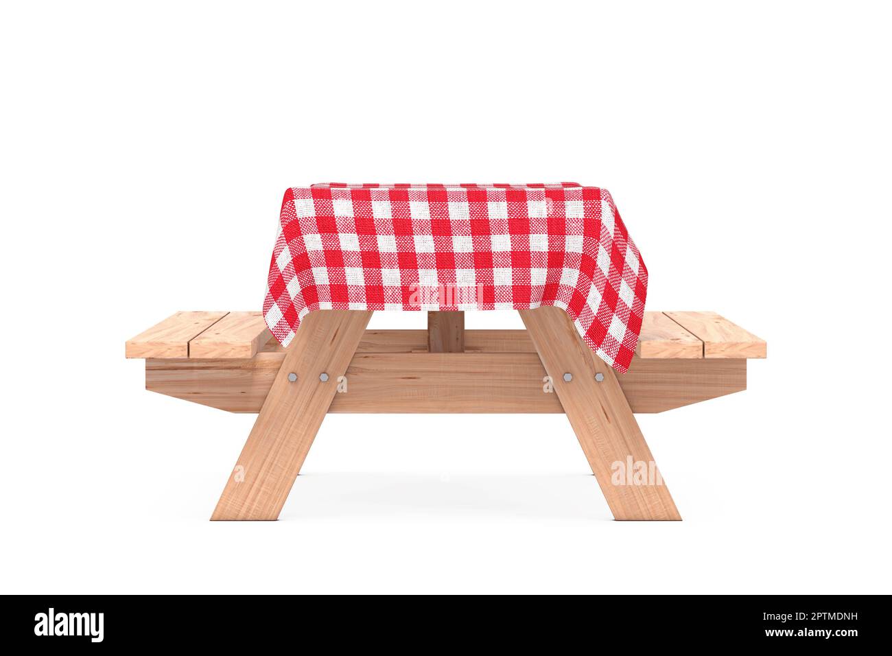 Picnic table and benches Cut Out Stock Images & Pictures - Alamy