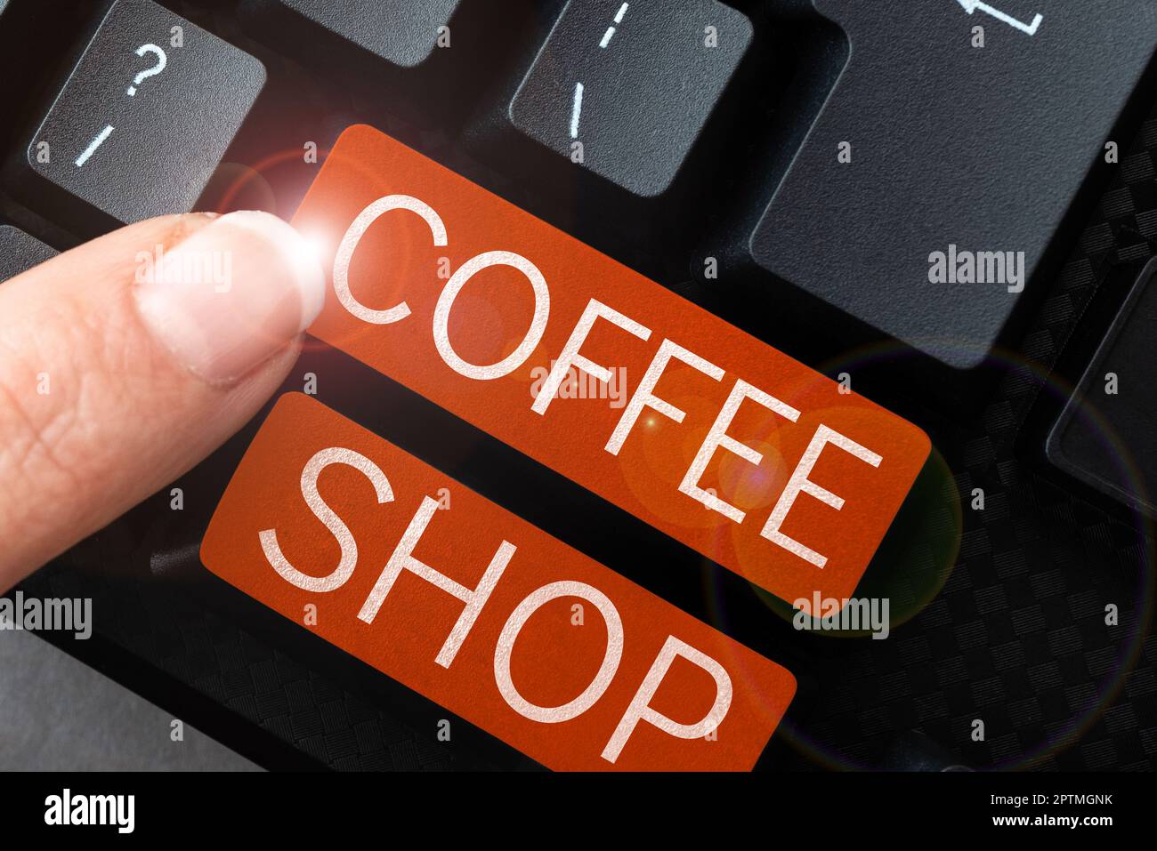 Conceptual display Coffee Shop, Business idea small informal restaurant