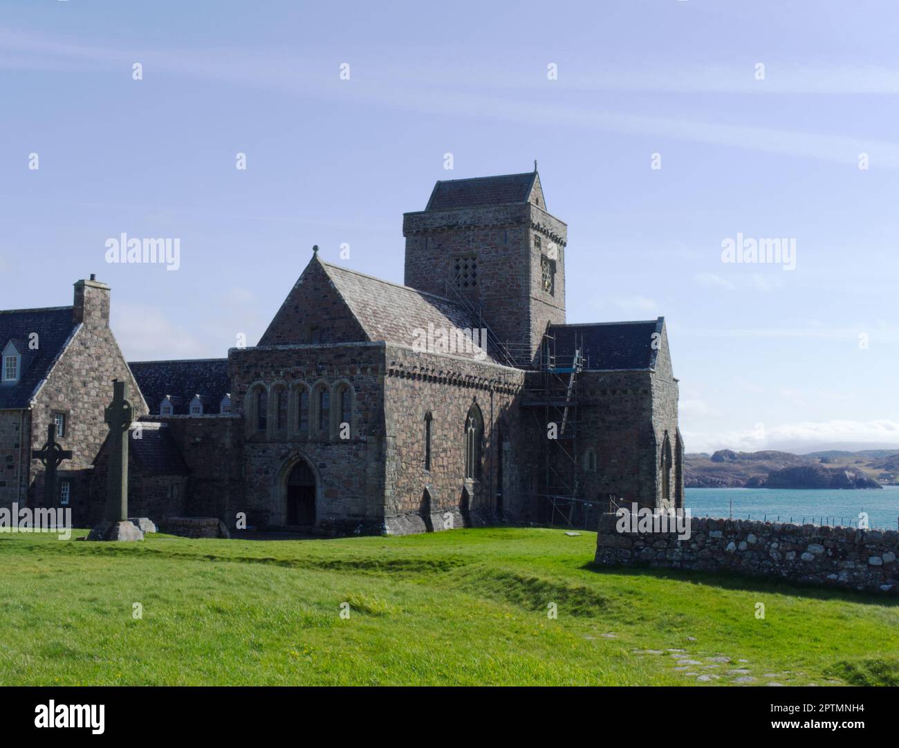 Views Of Iona Abbey Scotland Stock Photo - Alamy