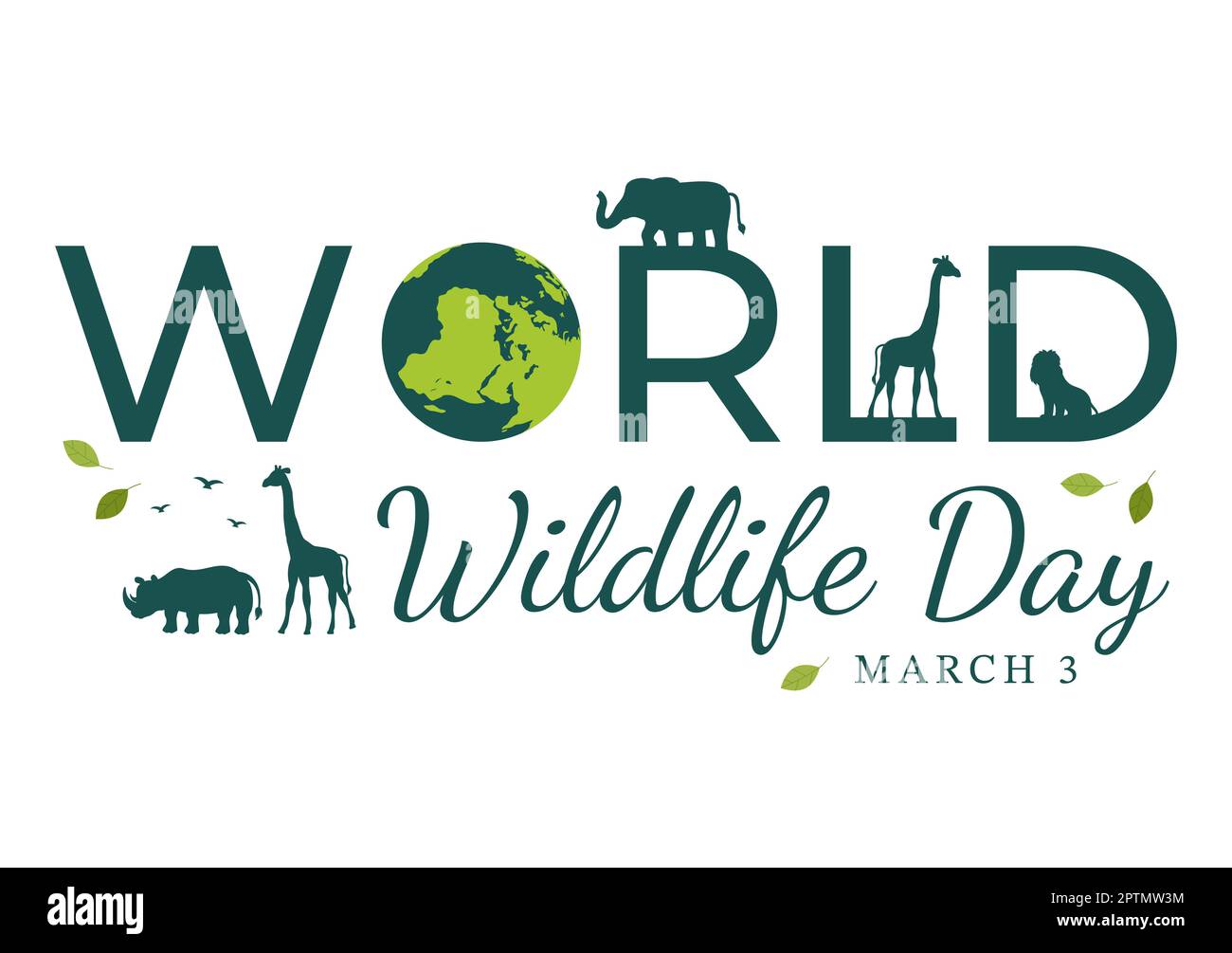 World Wildlife Day on March 3rd to Raise Animal Awareness, Plant and