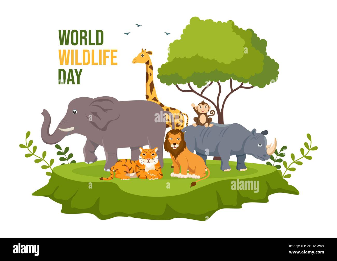 World Wildlife Day on March 3rd to Raise Animal Awareness, Plant and