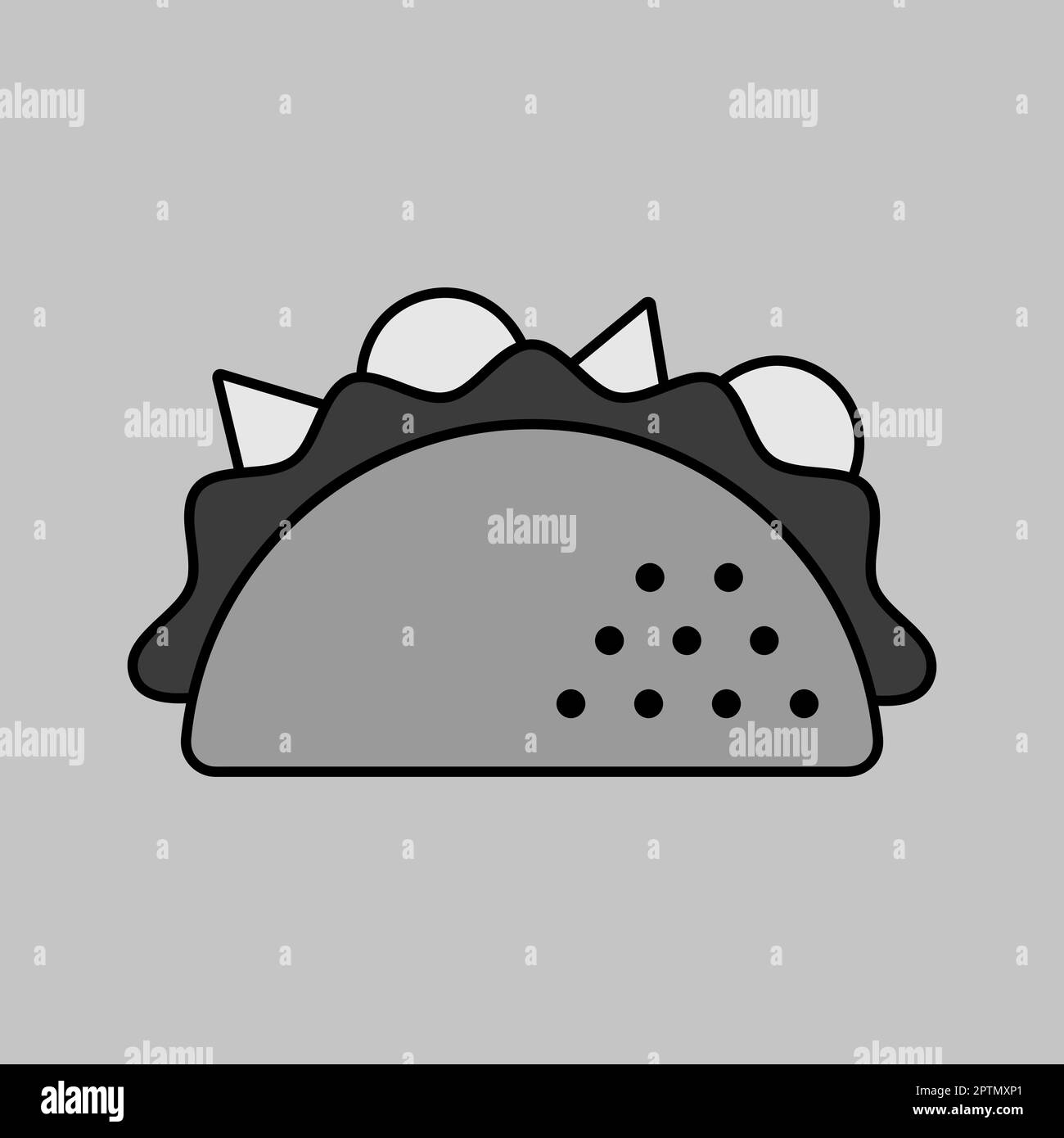 Tacos Clipart Black And White Car