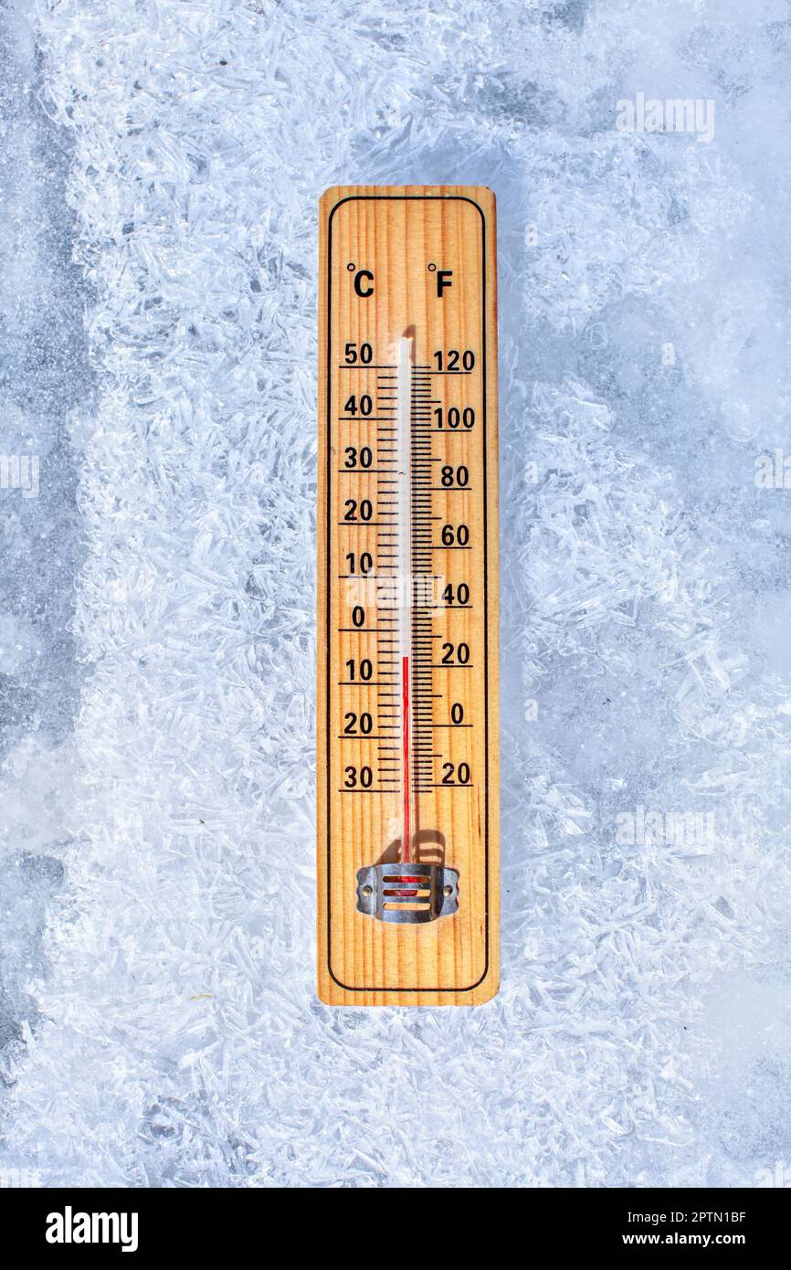 https://c8.alamy.com/comp/2PTN1BF/thermometer-laying-on-ice-showing-minus-5-degrees-sun-shining-from-side-winter-low-temperatures-coming-concept-2PTN1BF.jpg