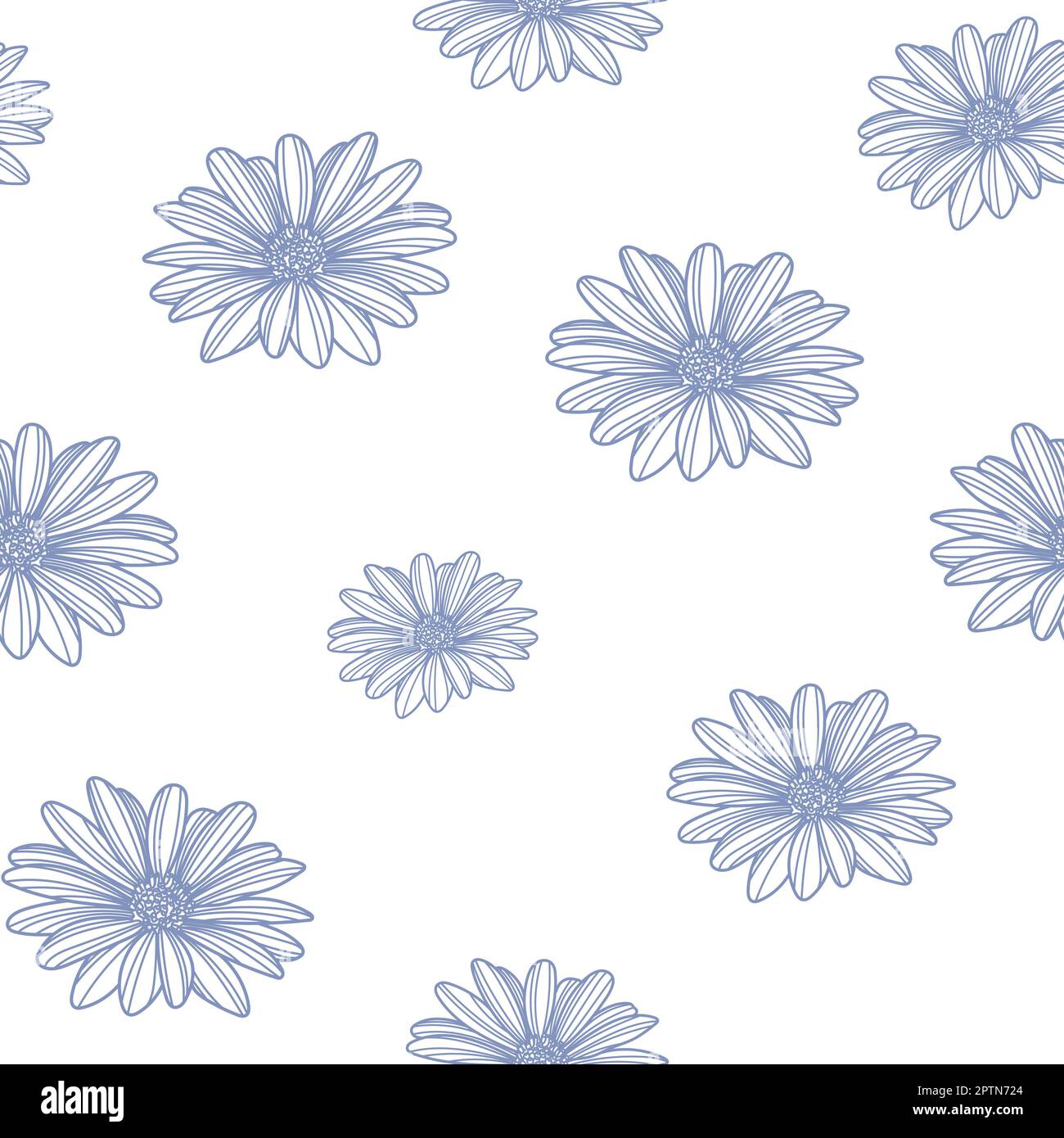 Cute pastel floral seamless repeat pattern Stock Vector Image & Art - Alamy