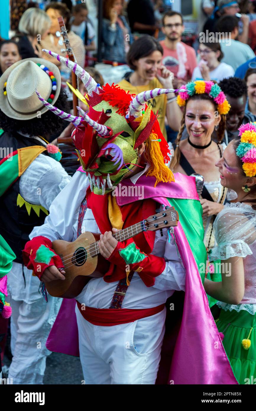 during the Sol Y Fiesta festival.Occitanie, France Stock Photo Alamy