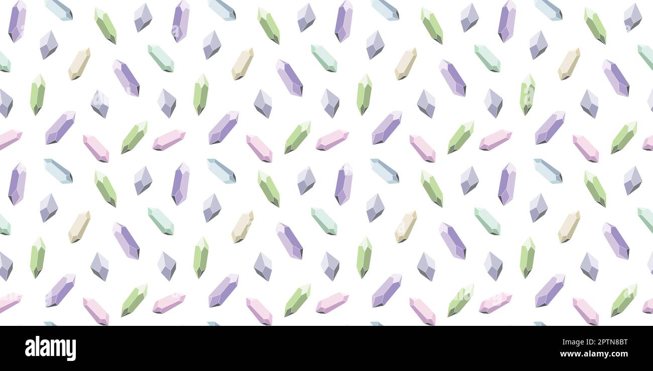 Quartz Repeating Pattern Seamless crystal repeat pattern vector background Stock Vector Image ...