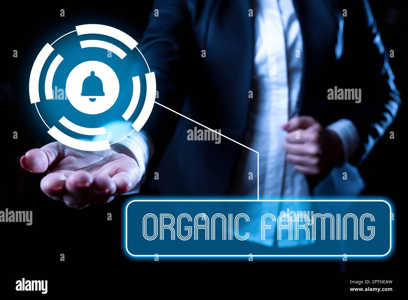 Sign displaying Organic Farming, Concept meaning agricultural system