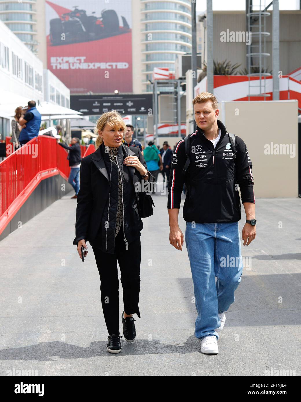 Baku, Azerbaijan. 28th Apr, 2023. Mick Schumacher (DEU, MercedesAMG