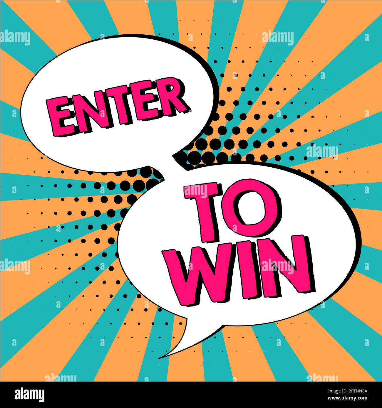 Sign displaying Enter To Win, Business overview exchanging something ...