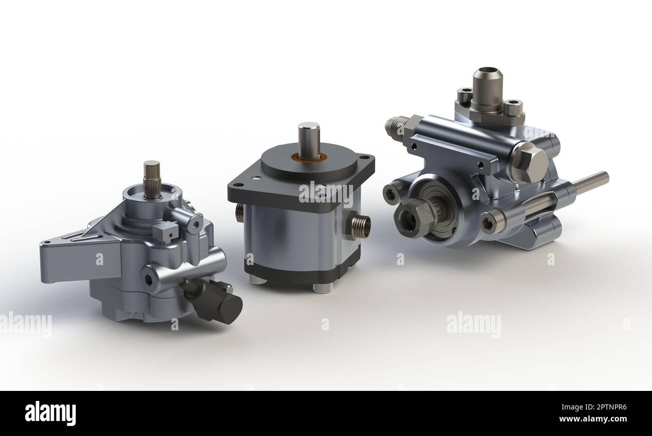 Automotive hydraulic power steering pumps Stock Photo Alamy