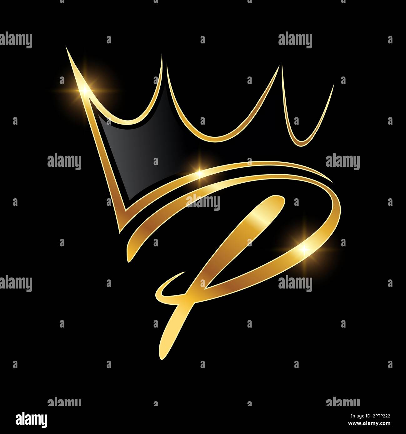 Modern gold crown hi-res stock photography and images - Alamy