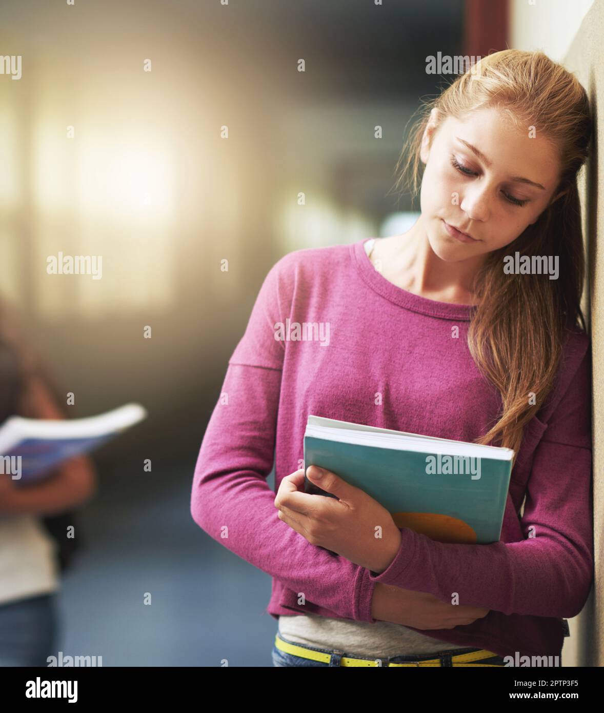 i-wish-i-had-a-friend-to-talk-to-a-young-girl-getting-teased-at-school-stock-photo-alamy